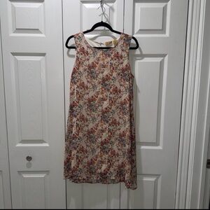 Wrangler Size M Sleevless Floral Print Chiffon Dress